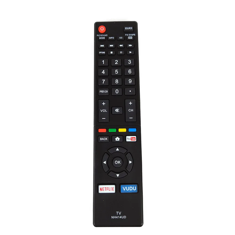 

Пульт дистанционного управления NH414UD для Sanyo Smart TV FW50C36F FW50C36F-B FW50C36FB FW50C78F Smart TV с кнопкой Netflix Vudu Youtube