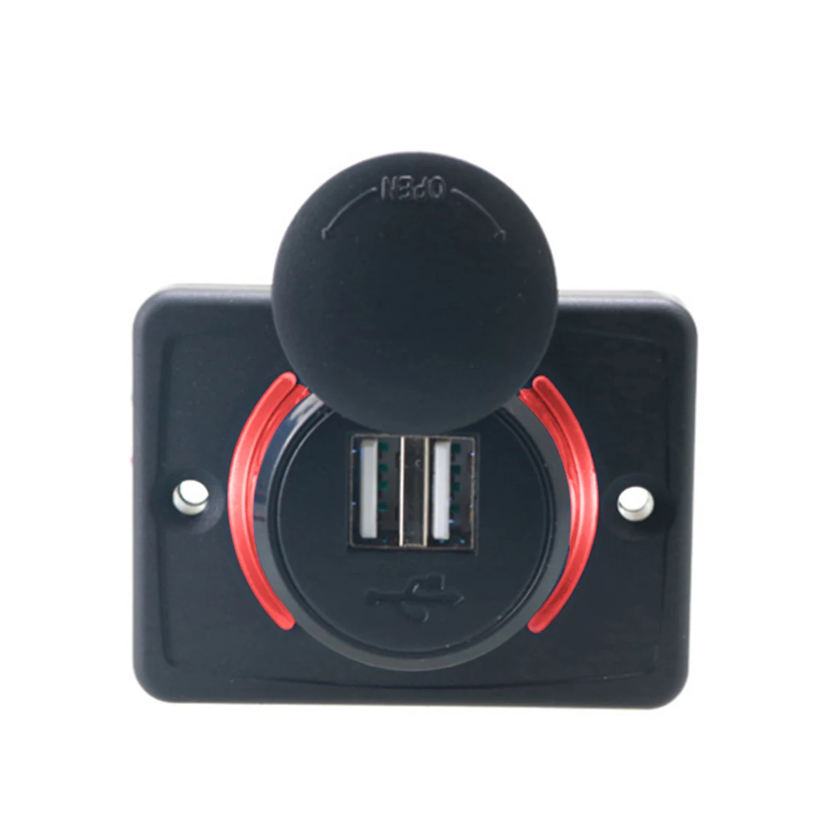 Двойной USB-адаптер питания 3 1 а 12/24 в универсальная розетка для автомобиля