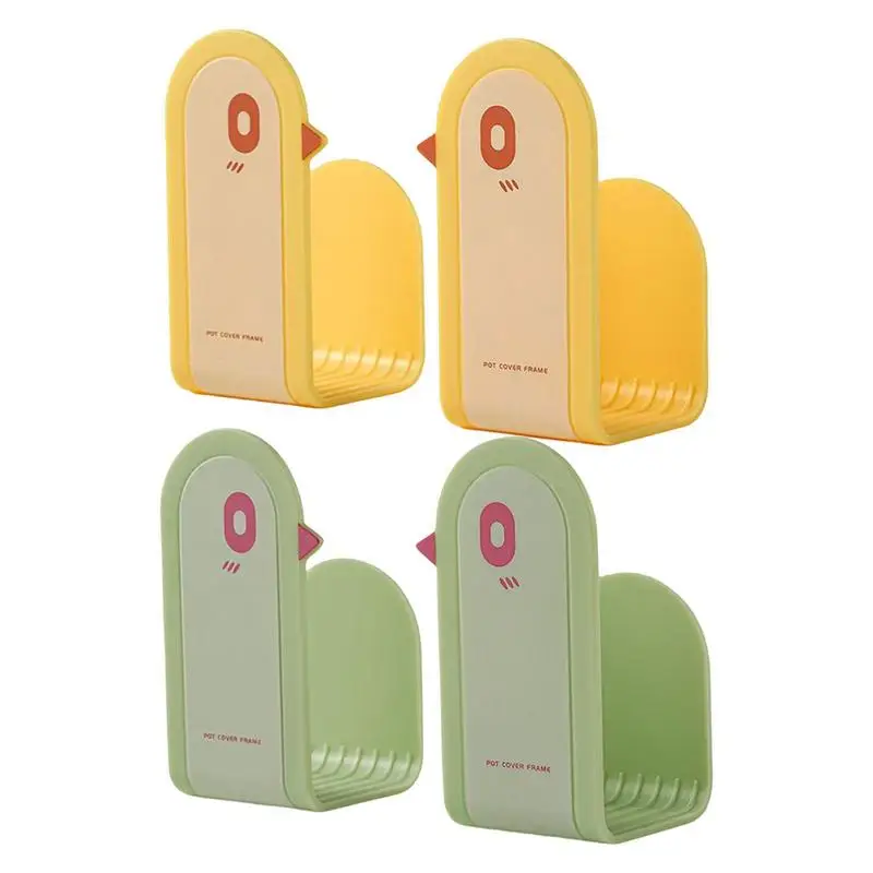 

Pot Lid Organizer Pan Cover Rack Adhesive Kitchen Organizers And Storage For Rest Cutting Board Baking Sheet Pan Lids Wall