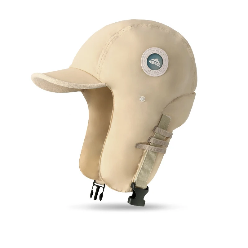 Женская шапка с ушным клапаном Мужская зимняя теплая водонепроницаемая пуховая