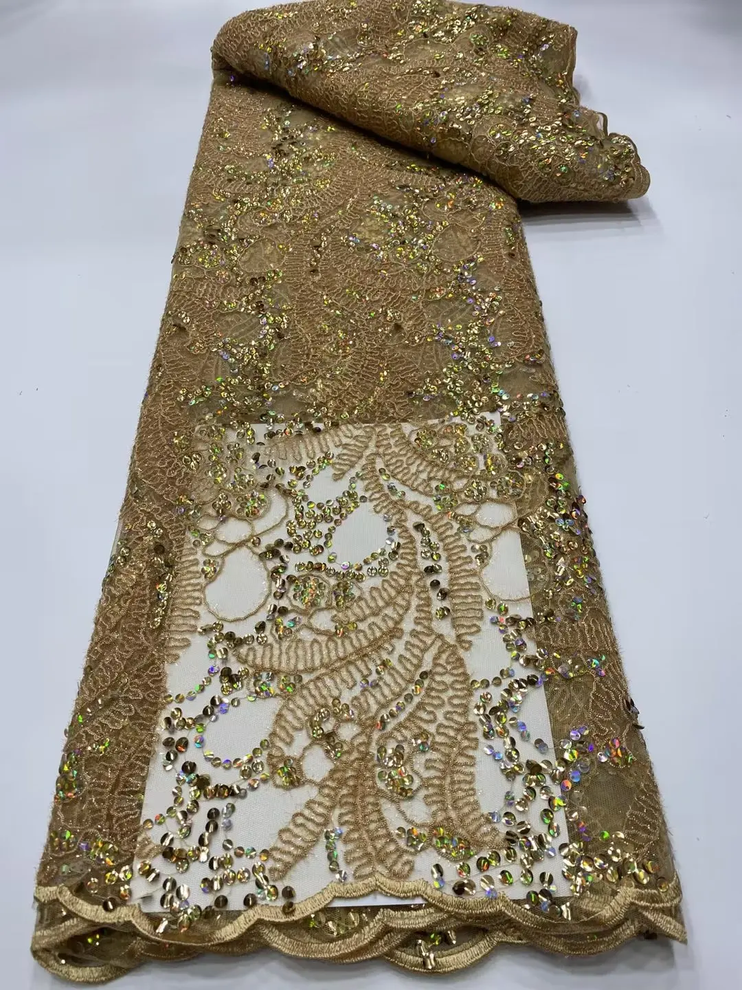 

Новинка 2022, африканские кружевные ткани, вышитая африканская французская кружевная ткань, дешевая африканская французская Тюлевая ткань