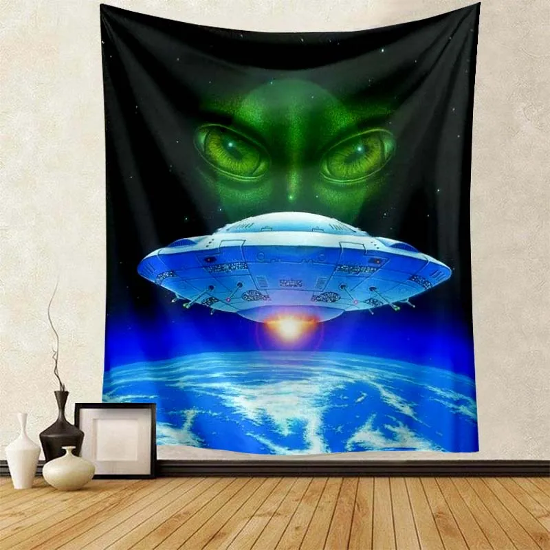 

Живопись инопланетянин гобелен настенный подвесной загадочный планер спальня гостиная столовая домашний Декор подарок для друзей