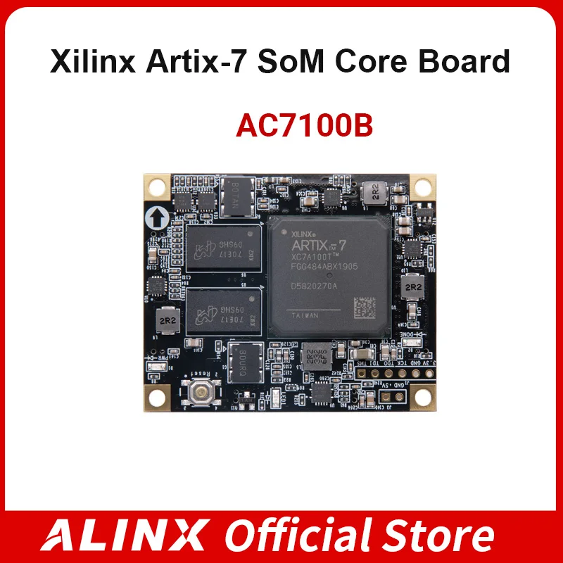 

ALINX AC7100B Xilinx Artix-7 FPGA SOM Core Board XC7A100T промышленного класса
