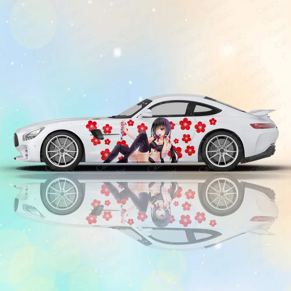 

Tokisaki Kurumi Car Body Sticker Anime Itasha Vinyl Car Side Decal Sticker Body Sticker Car Decor Sticker Car Protective Film