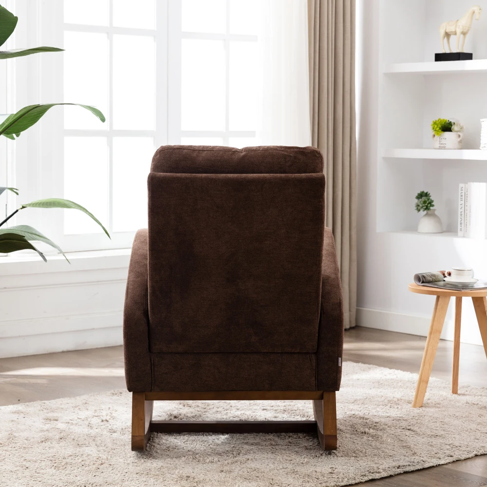 Weicher Schaukelstuhl im Mid-Century Modern-Stil для Das Kinderzimmer детостера hoher Rücken |