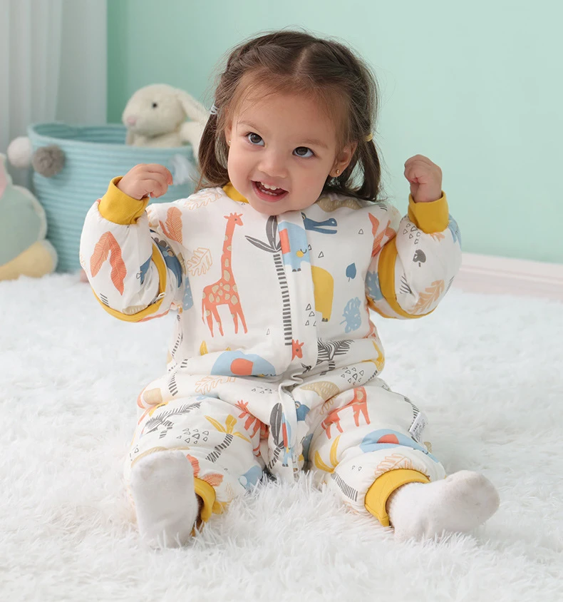 Baby Four Seasons 25-36m Sleepsacks Kids Thermal Split Leg Sleeping Bag Toddler Sleep Sack For Girls & Boys