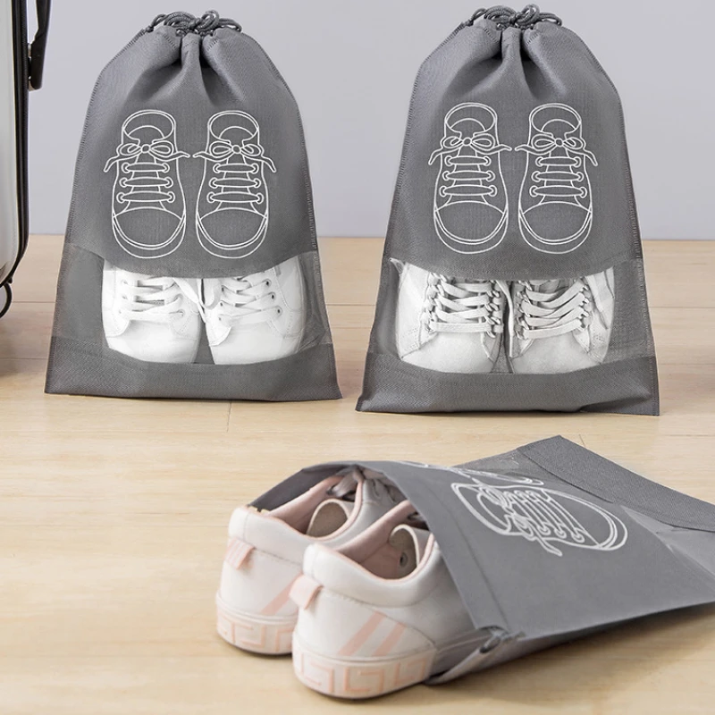 

Nonwoven Organizer Storage Travel Closet Shoes Waterproof Shoes Shoes Portable Dustproof Bag Bag Storage Drawstring Bag