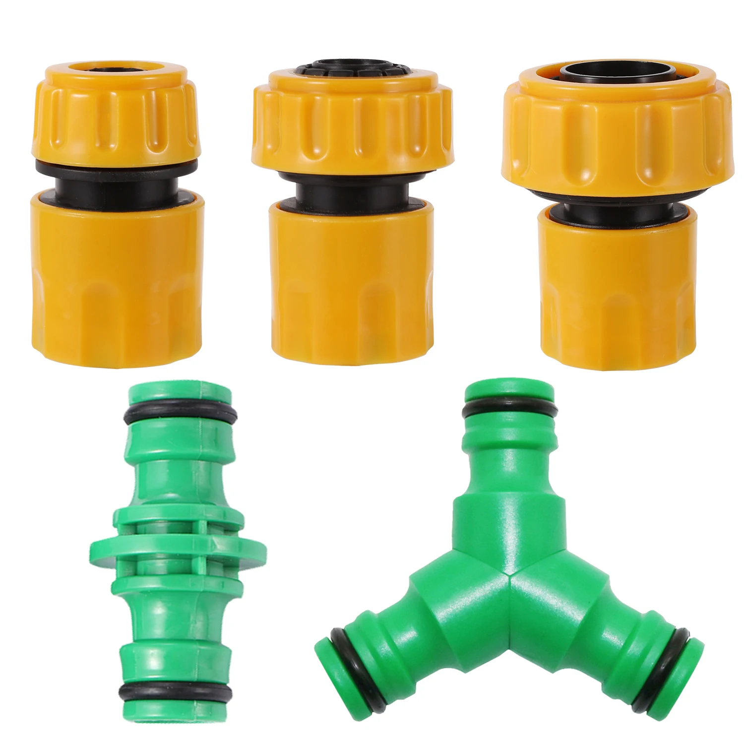 5 шт. быстроразъемных соединений для садовой воды 1/2&quot 3/4&quot 1&quot труб