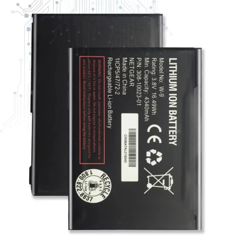 Литиевая аккумуляторная батарея W9 для Netgear Sierra AirCard W-9 AC810S AC815 AC791L беспроводной