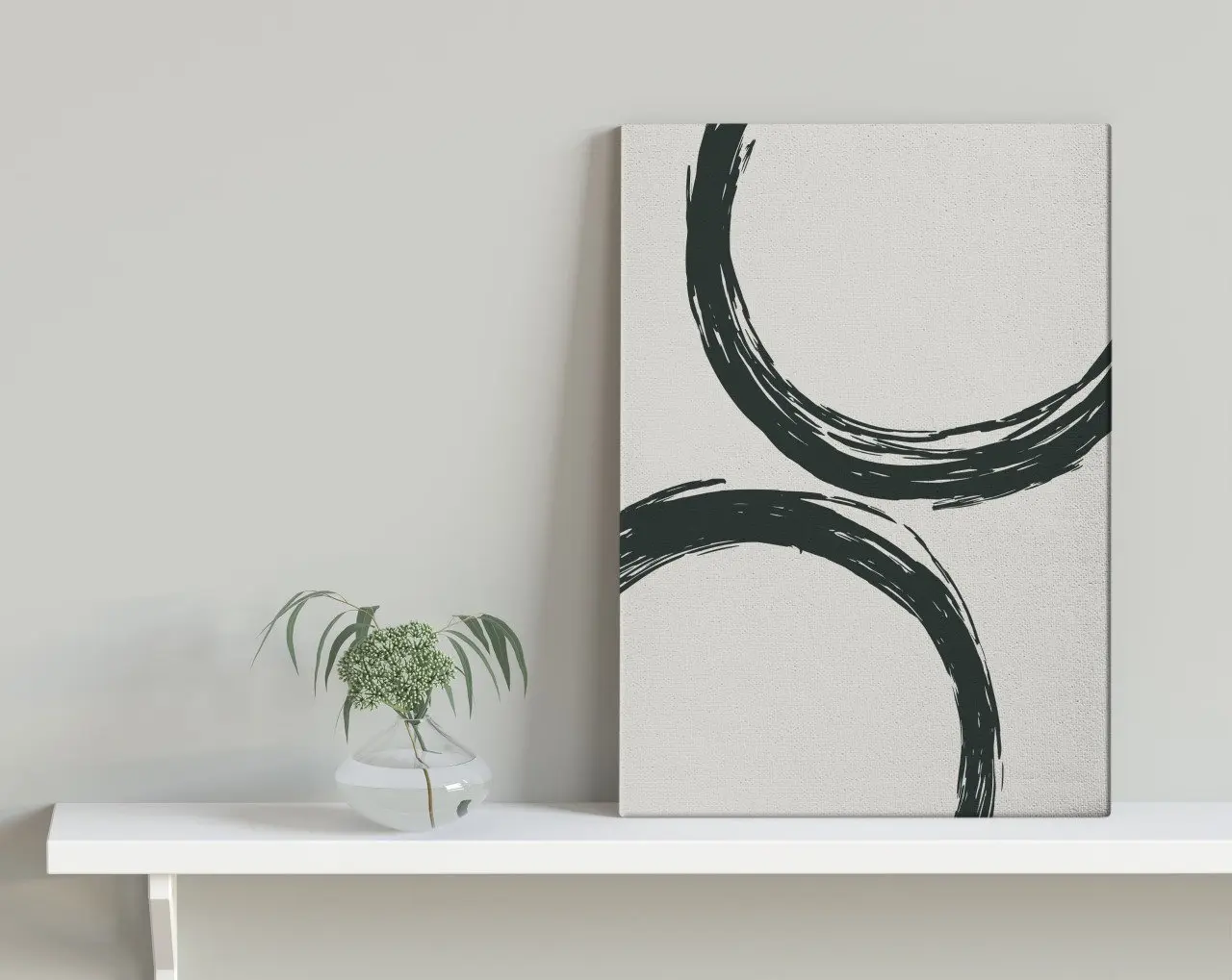 

BK домашний минималистичный художественный дизайн холст стол 30x50cm-2
