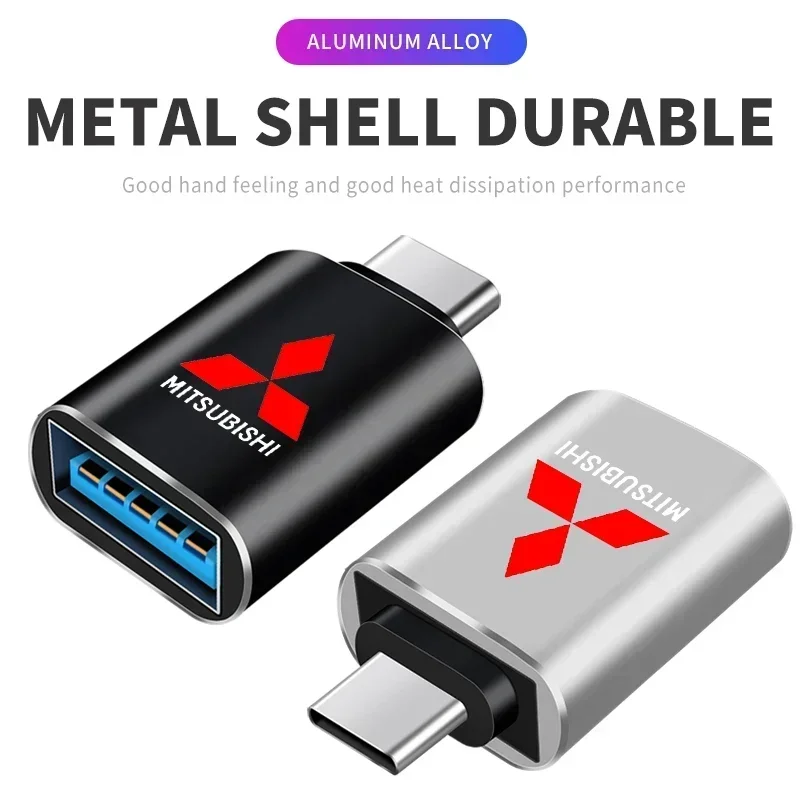 Подарок Xl l200 EX для Mitsubishi Car Type-C к интерфейсу USB 3.0 мини-конвертер адаптер зарядки Asx