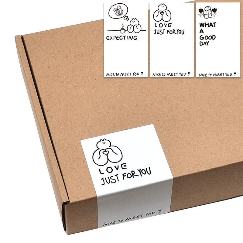 

50 шт. 10 см * 6 см Прямоугольные Белые ярлыки с надписью «Thank You» наклейки для маленького бизнеса подарочная упаковка для выпечки Свадебная Упа...