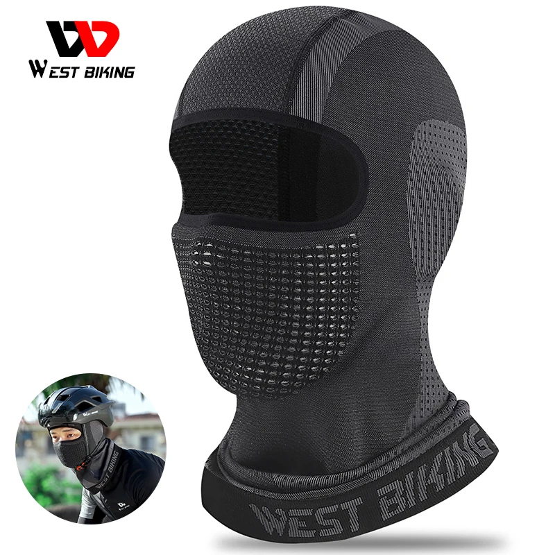 

WEST BIKING Cycling Mask High-elastic Balaclava Bicycle Cap Sports Running Fashing Headband Windproof Riding Autumn Winter Mask