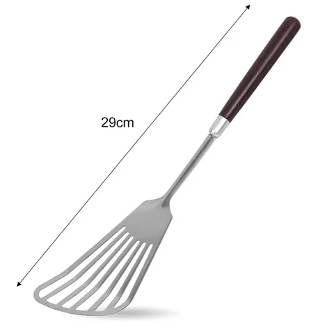 Лопатки из нержавеющей стали с деревянной ручкой