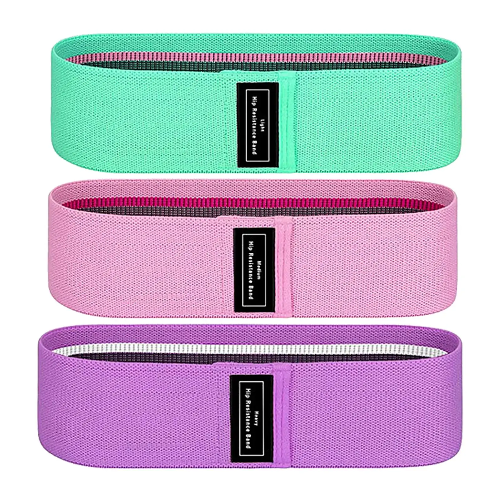 

Resistance Band Exercise Women Men Gym Non Slip Workout Elastic Loop Band for Hips, Leg, Thigh, Strength Training Fitness
