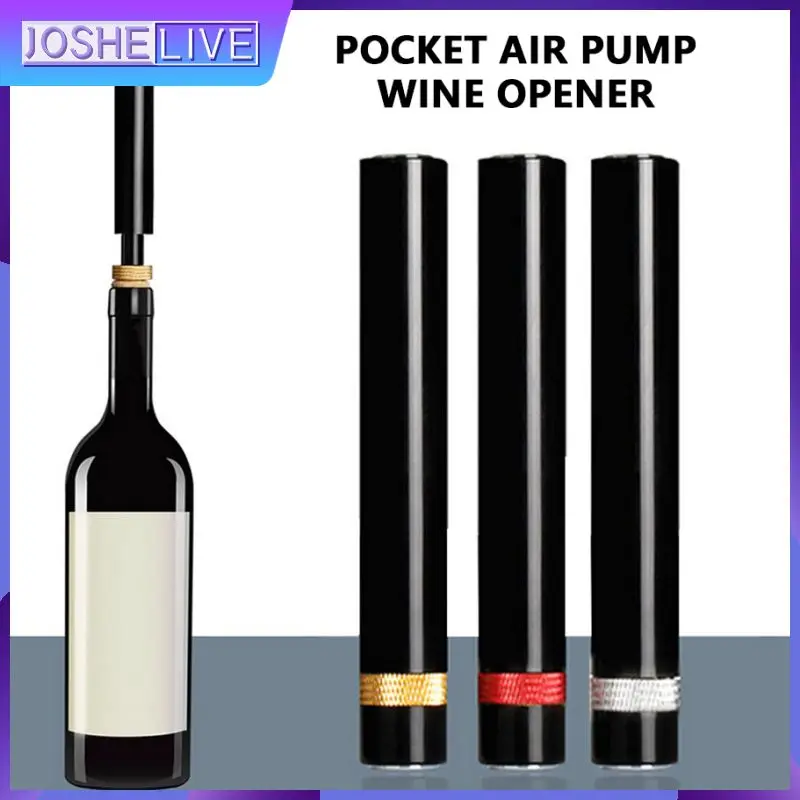 Safe Wine Bottle Opener Portable Air Pump Cork Remover Stainless Steel Pin Kitchen Tools And Gadgets Pin Jar Cork Remover Pocket