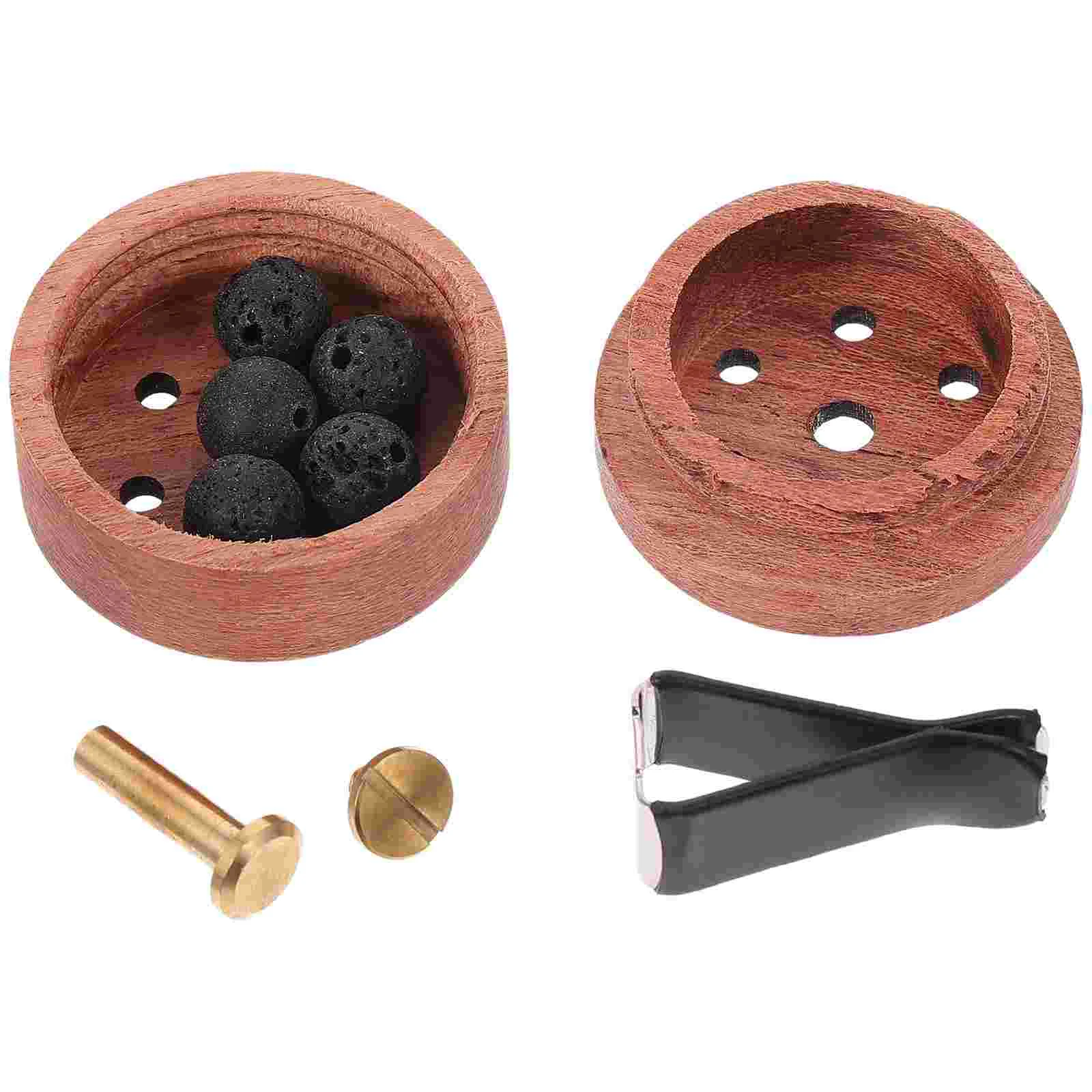 

1Pc Compact Essential Oil Diffuser Wooden Perfume Clip Car Aroma Diffuser for Car