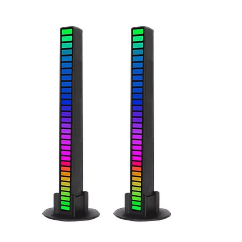 

RGB светильник с голосовым управлением, 8 режимов, 32 бит, 2 шт.