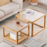 modern small coffee table mobile center books glass coffe tables living room furniture minimalist table basse de salon desk