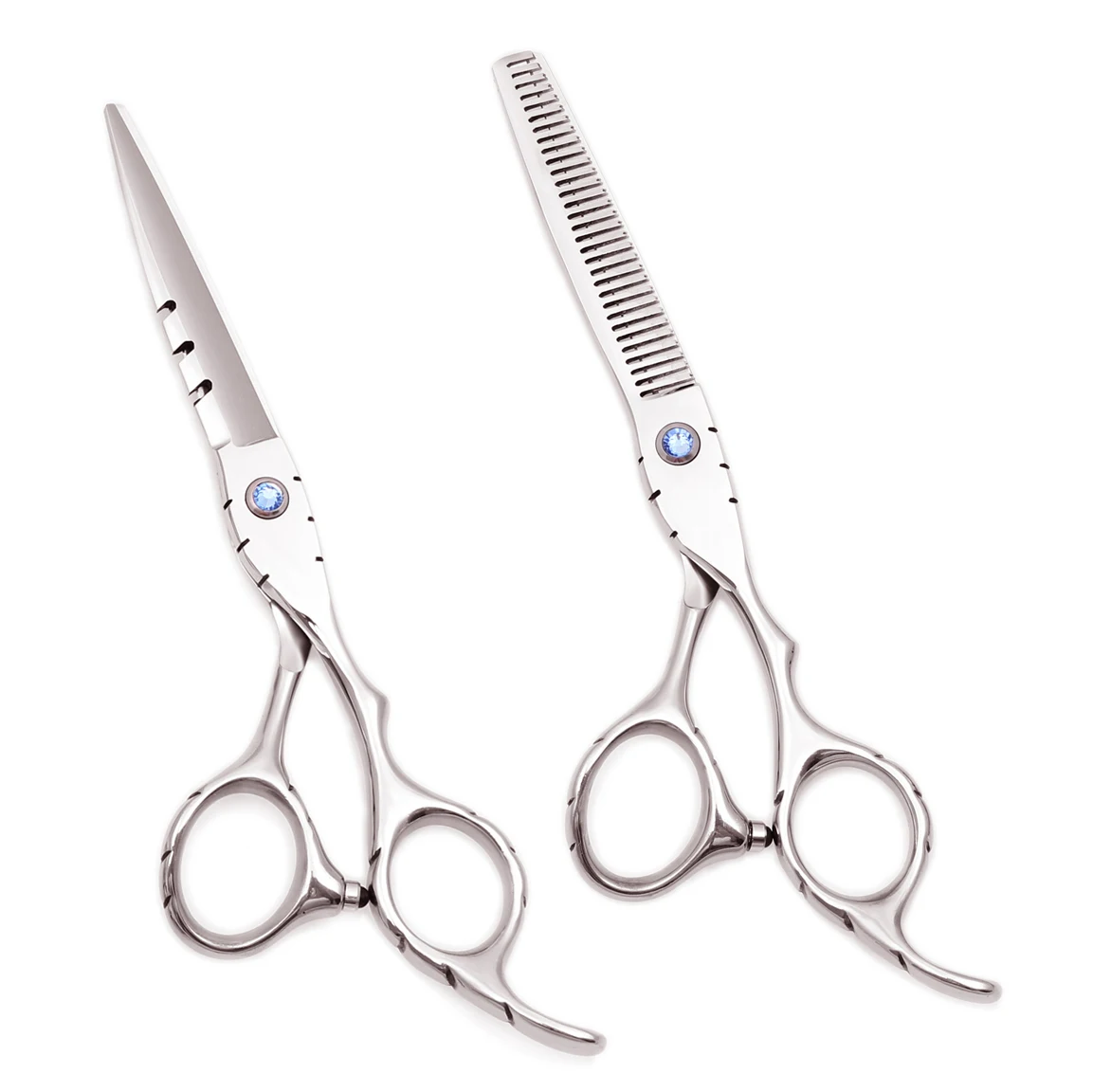 

Профессиональные ножницы для волос 5,5 ''6'' Япония 440C Набор для Стрижки Парикмахерские ножницы для стрижки Фотоэлектрические ножницы 1010 #