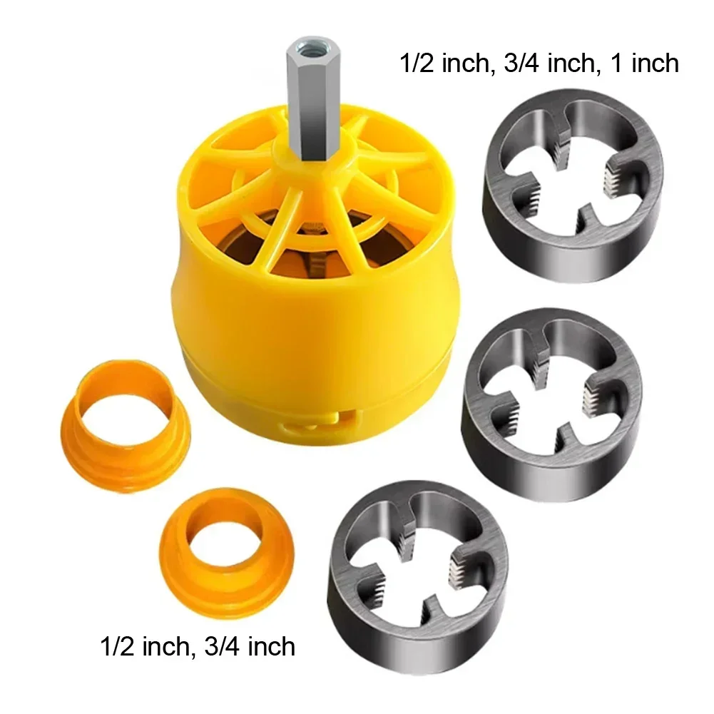 

Набор для нарезки резьбы на трубы Enebrador 1/2", 3/4", 1"