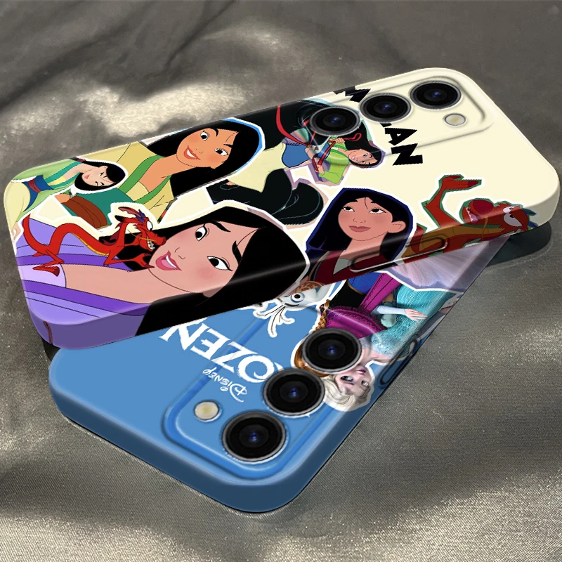

Disney Princess Girl Anime For Samsung Galaxy S23 S22 Ultra Pro Plus 4G 5G A03 Core Feilin Film Phone Case Back Hard Cover