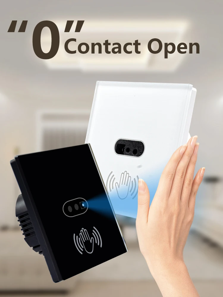 LOGEN Нет необходимости сенсорный ИК-настенный выключатель Инфракрасный датчик