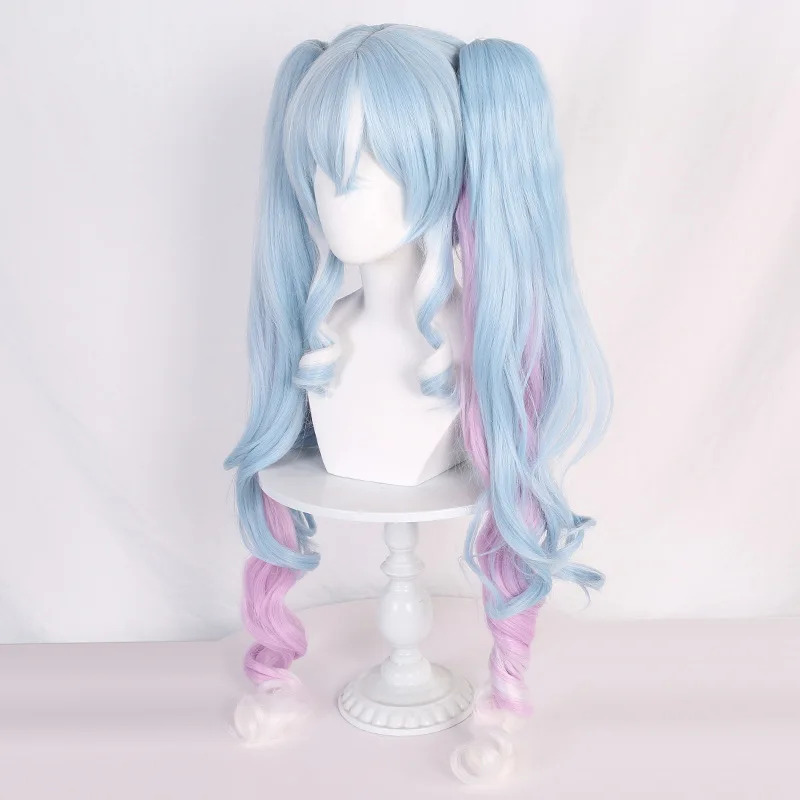 Фото SLEEP VOCALOID 2023, Snow Miku, зима 2023, парик для косплея Miku Hatsune №2