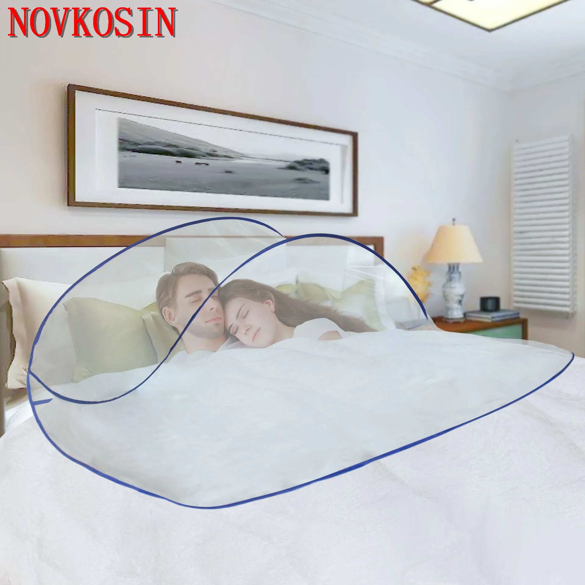 

Foldable Double Couple Mosquito Net Cover Encryption Anti Mosquito Travel Accommodate Portable Mosquito Net Without Installation