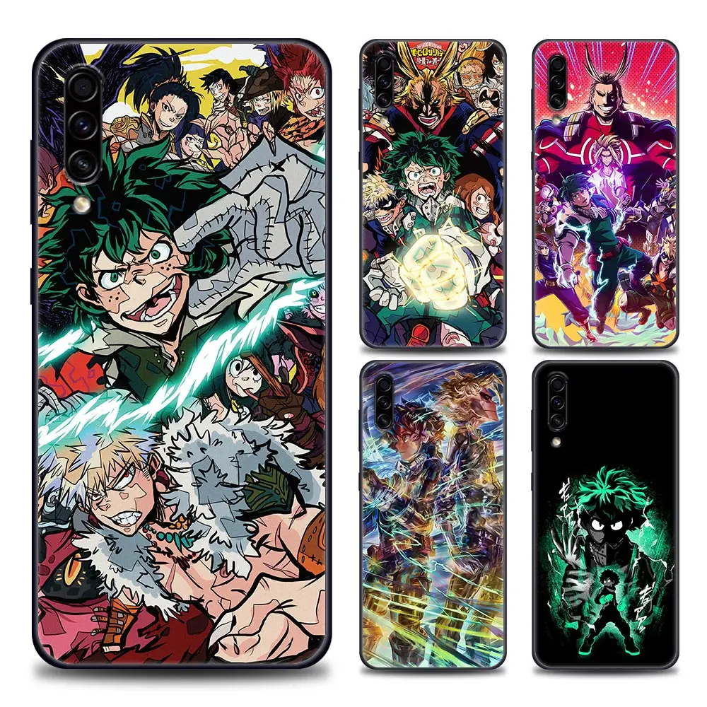 

My Hero Academia Japan Anime Cartoon Phone Case For Samsung Galaxy A90 A80 A70 A70S A60 A50 A40 A30 A30S A20S A20E A10 A10E A9