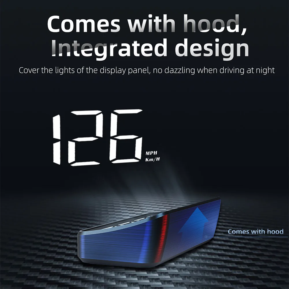 90*45*14 мм GPS-спидометр четкая видимость дисплей Heads Up 10 Гц высокая скорость