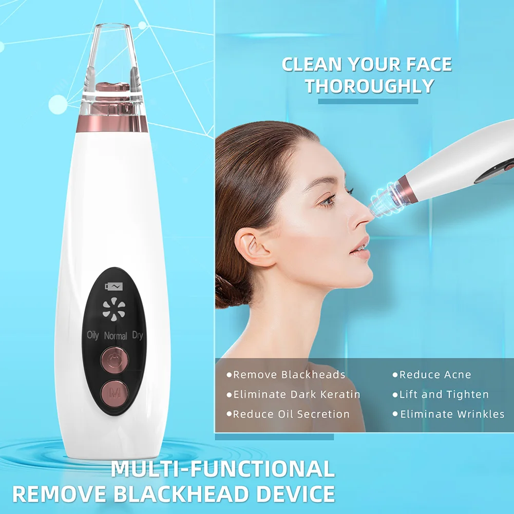 

Портативный мини-пылесос для удаления чёрных точек на лице