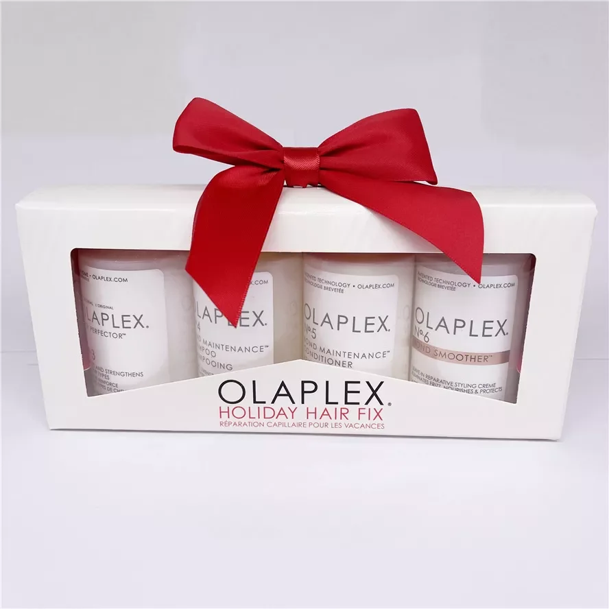 

NEW IN 4Pcs/Set Olaplex Holiday Set No.3/4/5/6 Bond Multiplier Perfector Stand Alone Professional Hair Treatment Hair Oil Holida