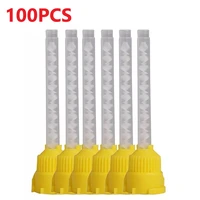 10050pcs dental materials dentistry silicone rubber conveying mixing head disposable impression nozzles mixing tips mixing tube