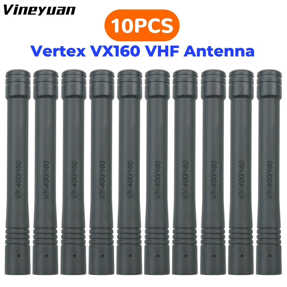 10PCS VHF Stubby Antenna ATV-6B for Vertex Standard ATV-6B VX-160 VX-170 VX-180 VX-210 VX-210A VX-400 VX-820 Radio Antenna