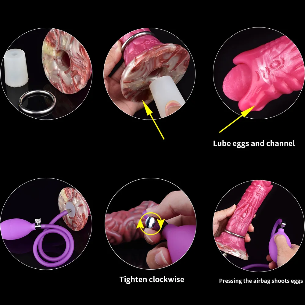 YOCY Alien фантазия овипозитор пневматическая Силиконовая секс-игрушка для женщин и