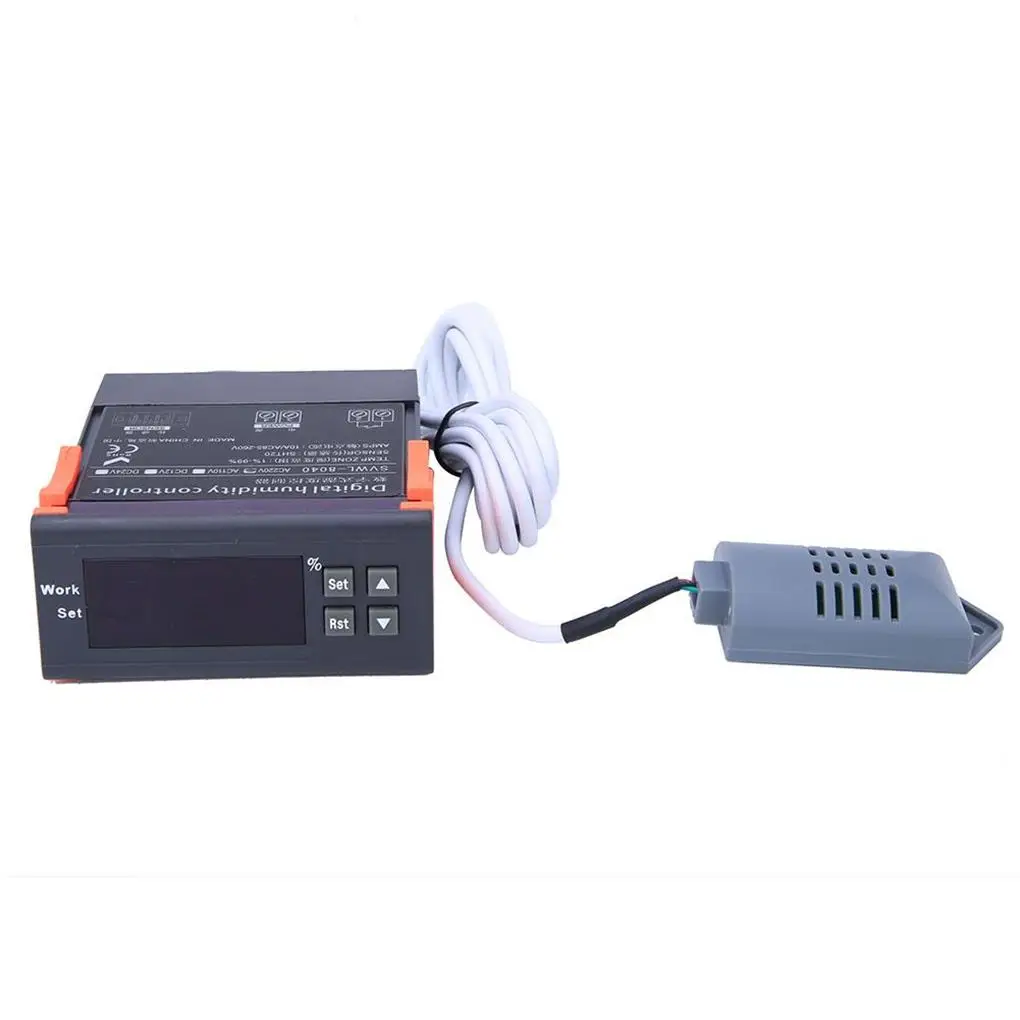

220V Digital Air Humidity Control Controller Range 1 -99 RH HM-40 Type Sensor