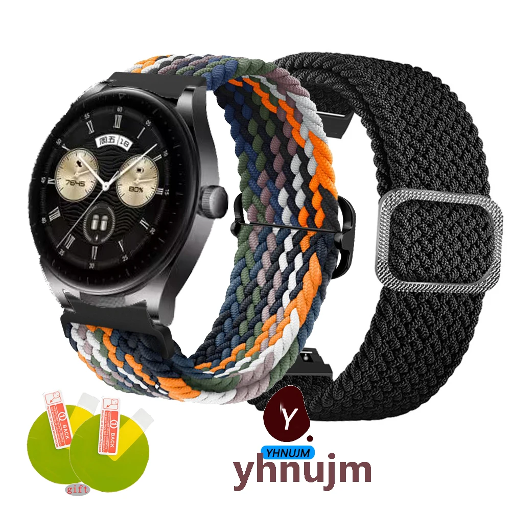 

Elastic Braided Straps For Huawei Watch Buds Smart Watch Band Nylon Adjustable Bracelet For Huawei SmartWatch Buds