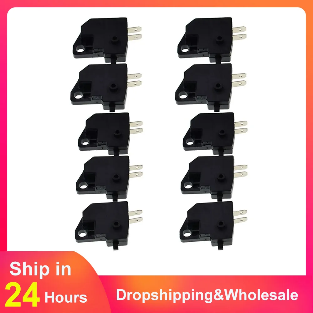 

10 шт. универсальный переключатель для мотоцикла, правый/левый передний тормозной стопор, аксессуары для переключателя управления дисковым тормозом электромобиля