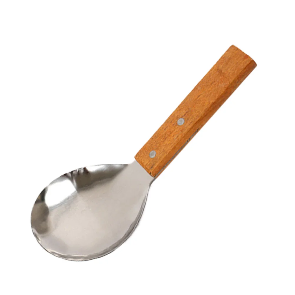

Soup Spoon Serving Spoons Rice Wooden Paddle Foodsoup Spoonsround Spoonsdeep Spoonschinese Ladleasian Ladlenessie