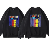 hot sale singer lana del rey music music album print hoodie men women 90s vintage hip hop sweatshirt sportswear fleece pullover