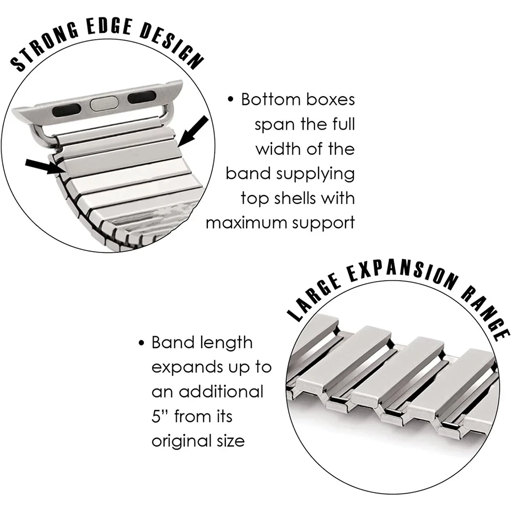 Metal strap For Apple watch Ultra 49mm 8 7 45mm 41mm stainless steel correa wristband For iwatch series 6 5 4 SE 44mm 42mm 40mm