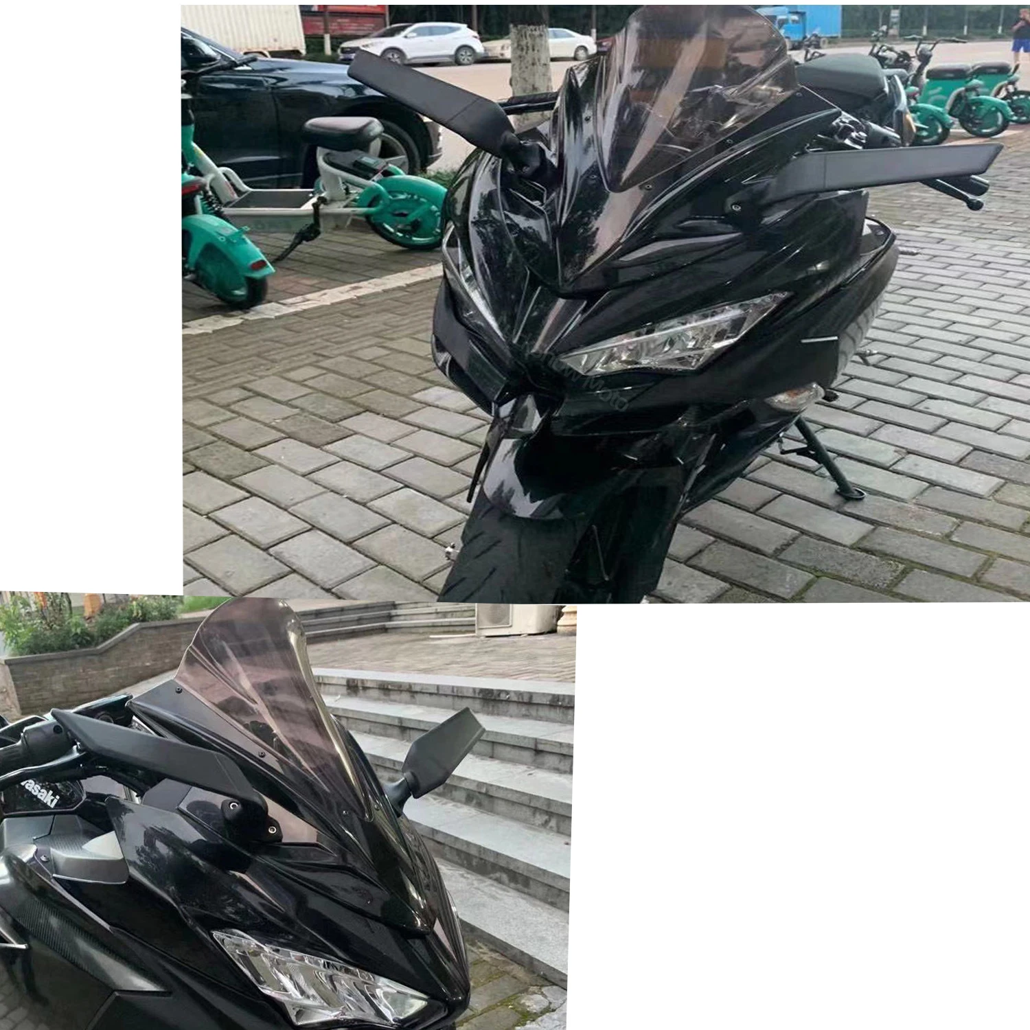 Мотоциклетное зеркало Suzuki GSXR 600 750 1000 GSX1300R GSX650F модифицированное ветровое крыло