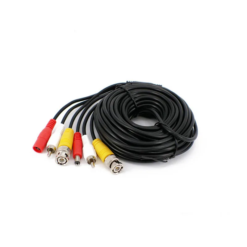

5m 10m 15m 20m 30m BNC Video DC Power RCA Audio Extend Cable CCTV For AHD Camera DVR Video CCTV Camera Security System