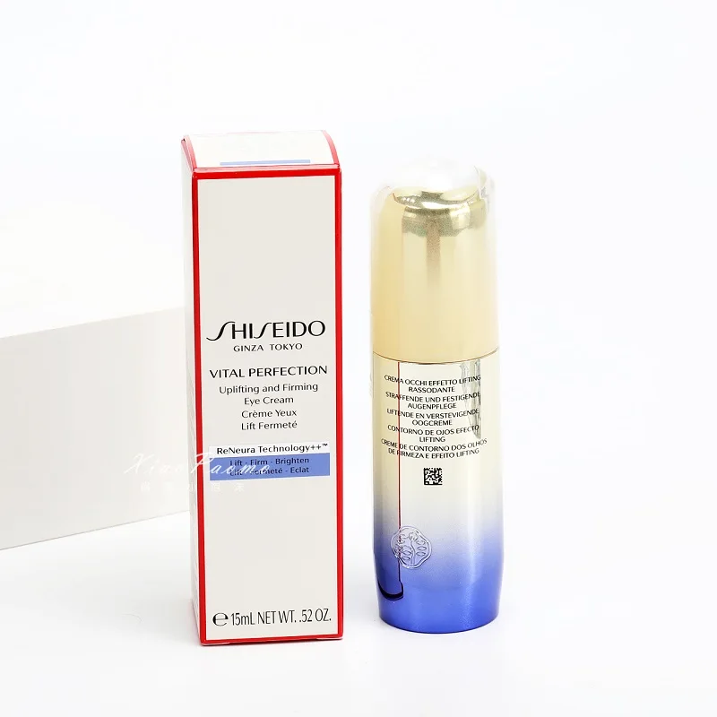 

Original Japan Shiseido Vital Perfection Uplifting Firming Eye Cream 15ml Brighten Lift Firm Aged Tired Skin Wrinkles Treatment