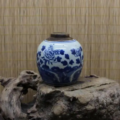 Фарфоровый горшок с ручной росписью, 4,17 дюйма