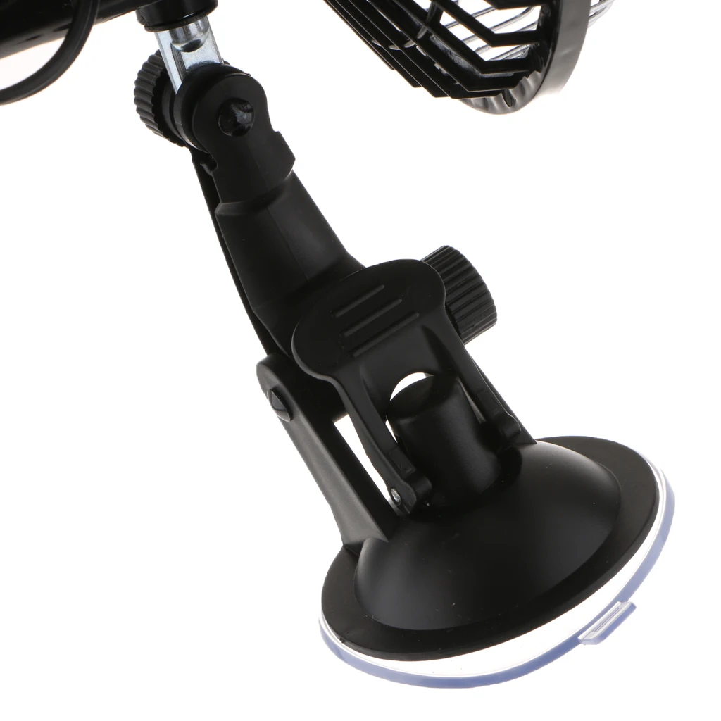 

6'' 12 Windshield Adjustable Cooling Fan Windshield Suction Cup Mounting Low Power Consumption