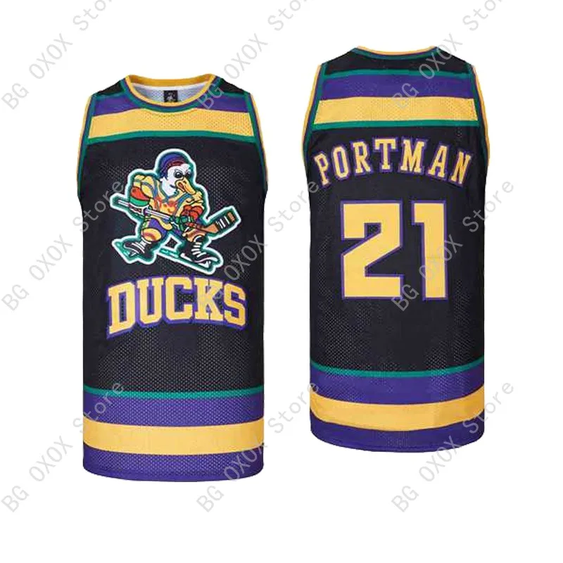 BG basketball jersey ducks 99 Banks Jerseys Embroidery sewing ventilate Outdoor sportswear Hip-hop 2022 Black high quality new