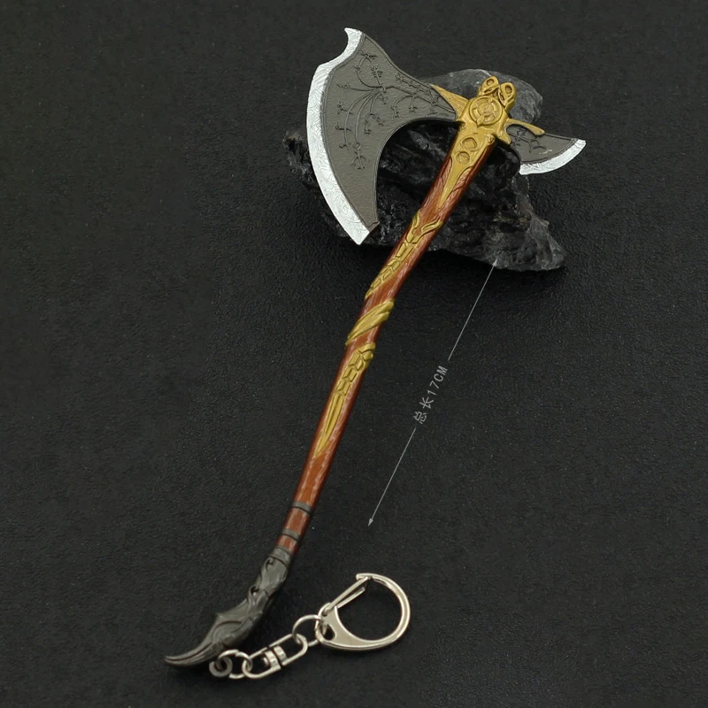 Фото God of War Battle Kratos Leviathan Axe, игровой уровень, полное оружие, металлический Katana Sword, строительные игрушки для мальчиков, детский подарок №4