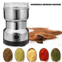 electric coffee grinder electric kitchen cereals nuts beans spices grains grinder machine multifunctional home cafe grander